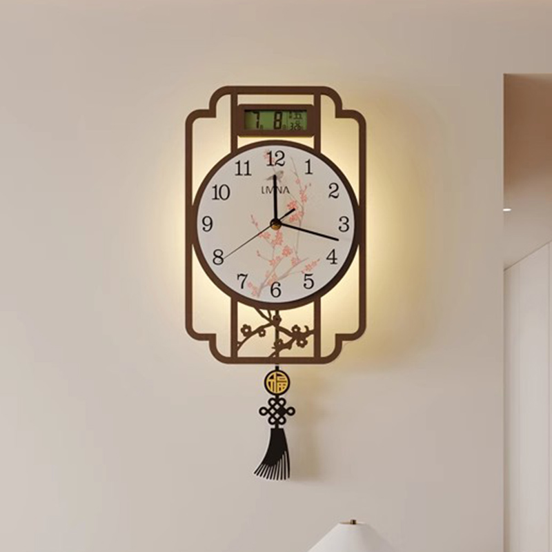 Interior Design Living Room And Kitchen - Digitale Luxus Wanduhren Wohnzimmer Vintage Innen