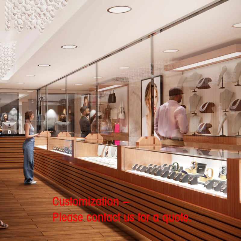 Interior Designer - Maßgefertigte Schmuck- und Showroom-Inneneinrichtung, Individuelle Holz-LED-Glas-Vitrinen,