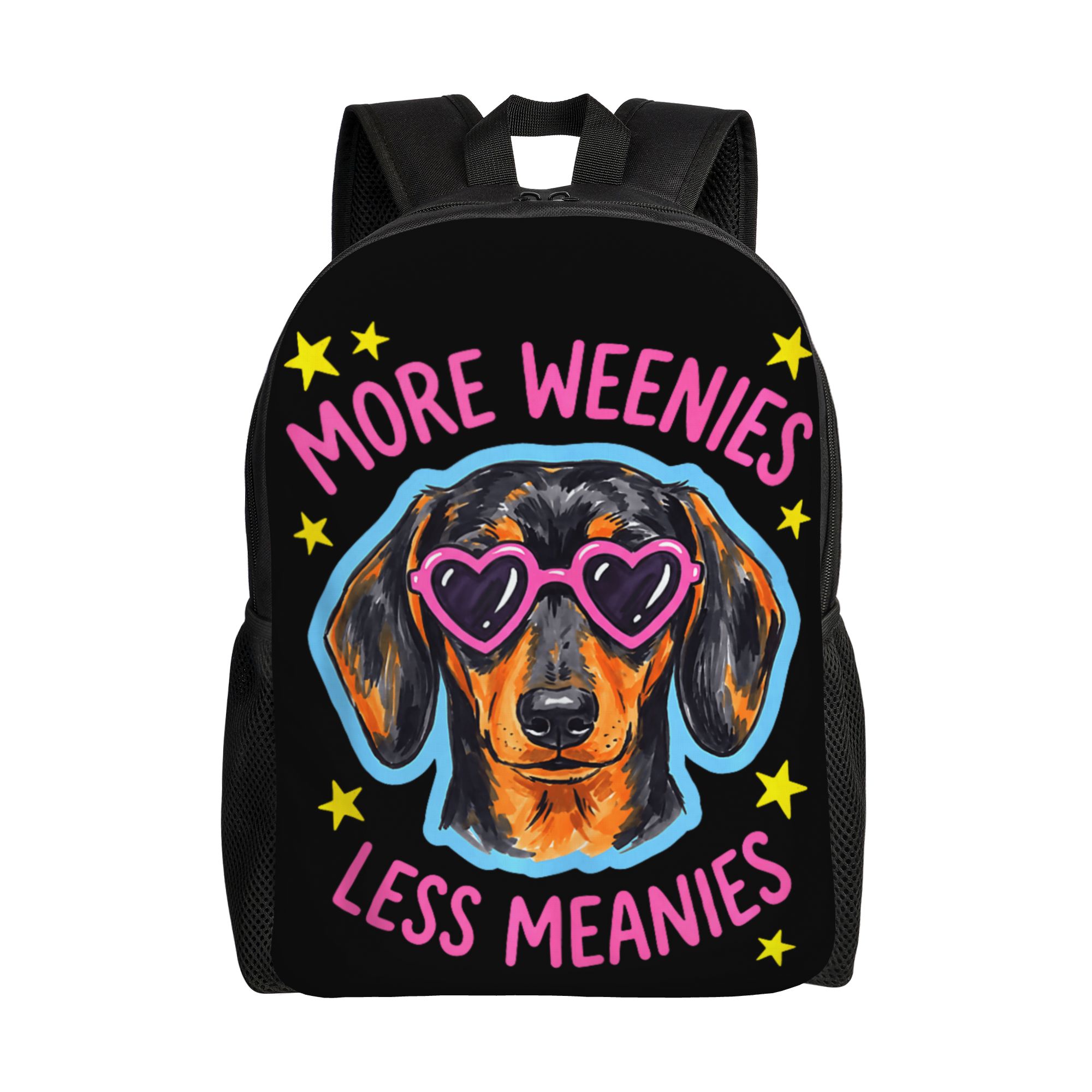 Interior Design University - Mehr Weenies Weniger Meanies Dackel-Hundeliebhaber-Rucksack Universitätsrucksäcke