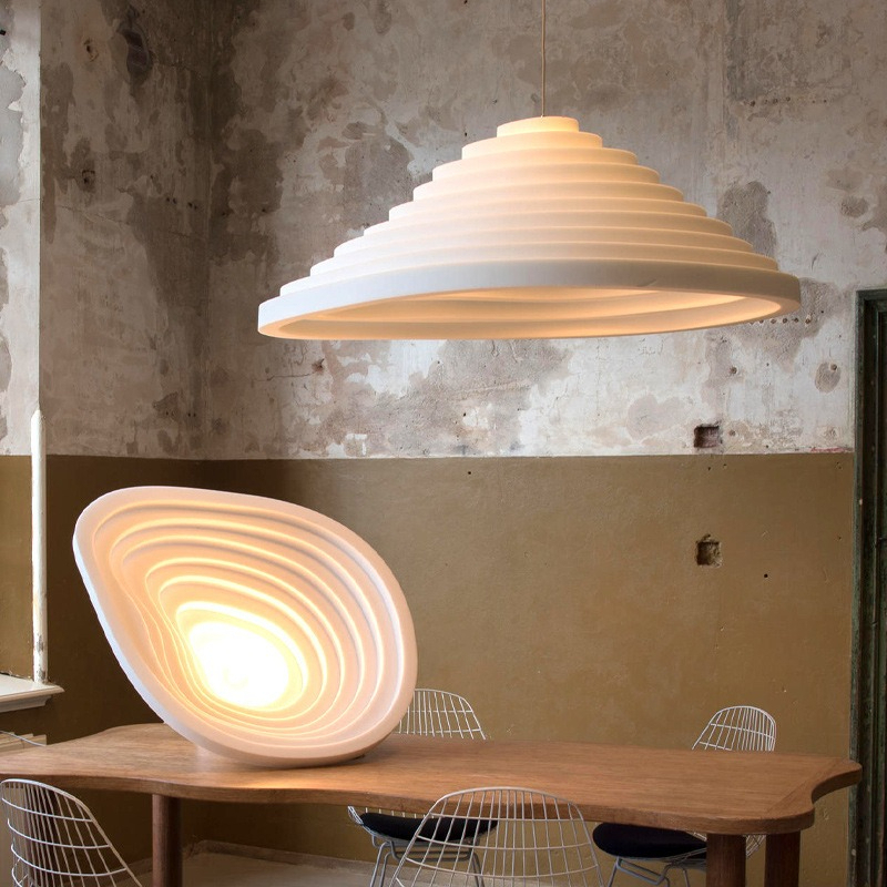 Interior Design Japanese - Japanischer Wabi-Sabi Stil Wohnzimmer/Heimunterkunft Harz LED