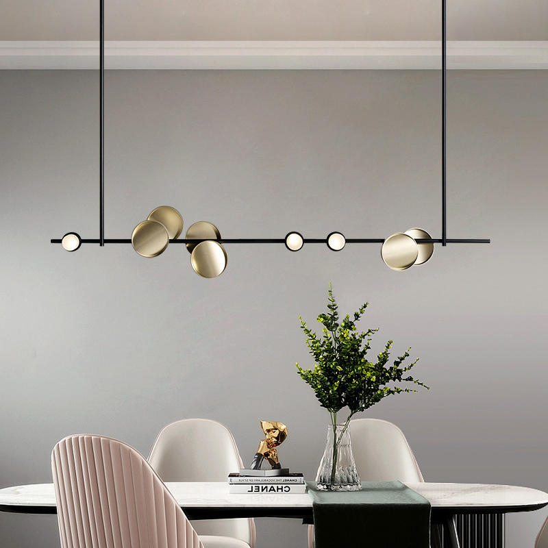 Interior Design Living Room And Kitchen - Moderne minimalistische Dekor Decke Kronleuchter Lampe