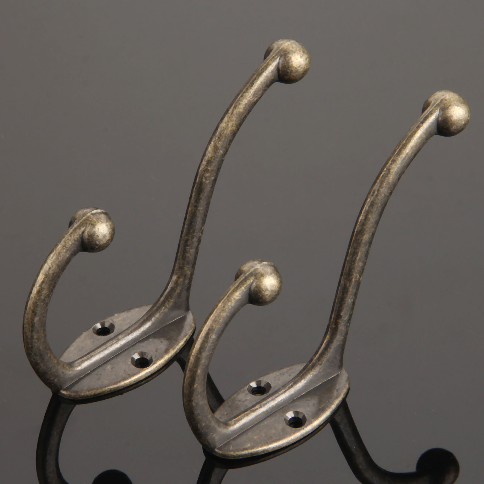 Antique Brass Hook - 2 Stücke Küche Badezimmer Vintage Bronze
