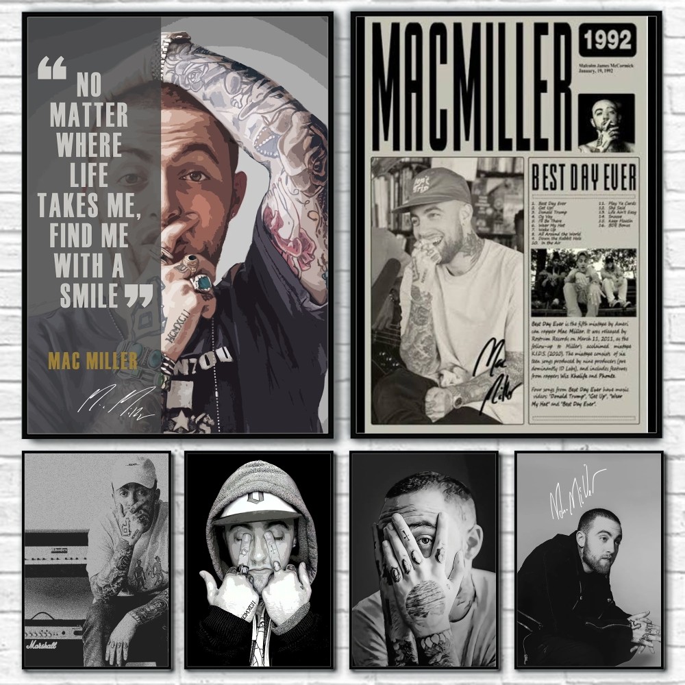 Rapper M-Mac Miller Poster, Ra – Interior Design Poster Bewertung und Preis