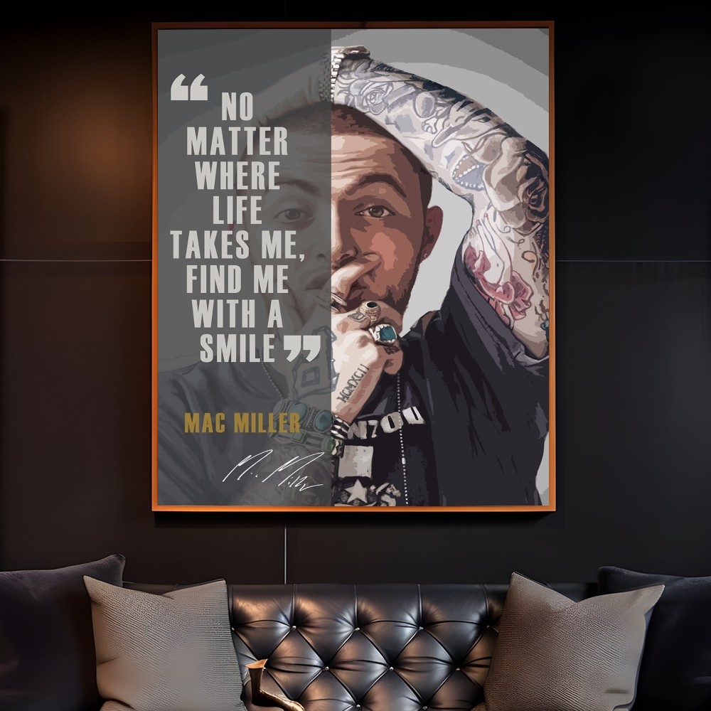Rapper M-Mac Miller Poster, Ra – Interior Design Poster Bewertung und Preis