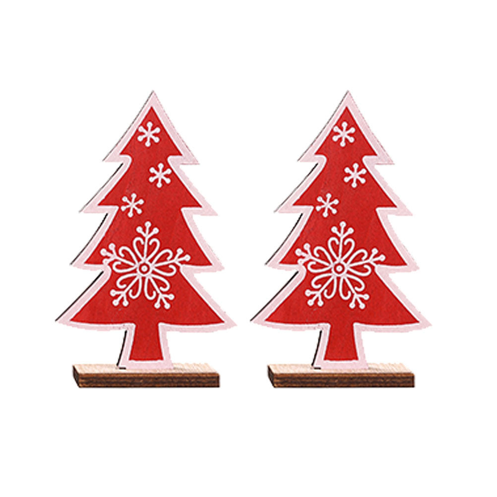 2 Stück Holz-Weihnachtsbaum-Mi – Interior Design Xmas Bewertung und Preis