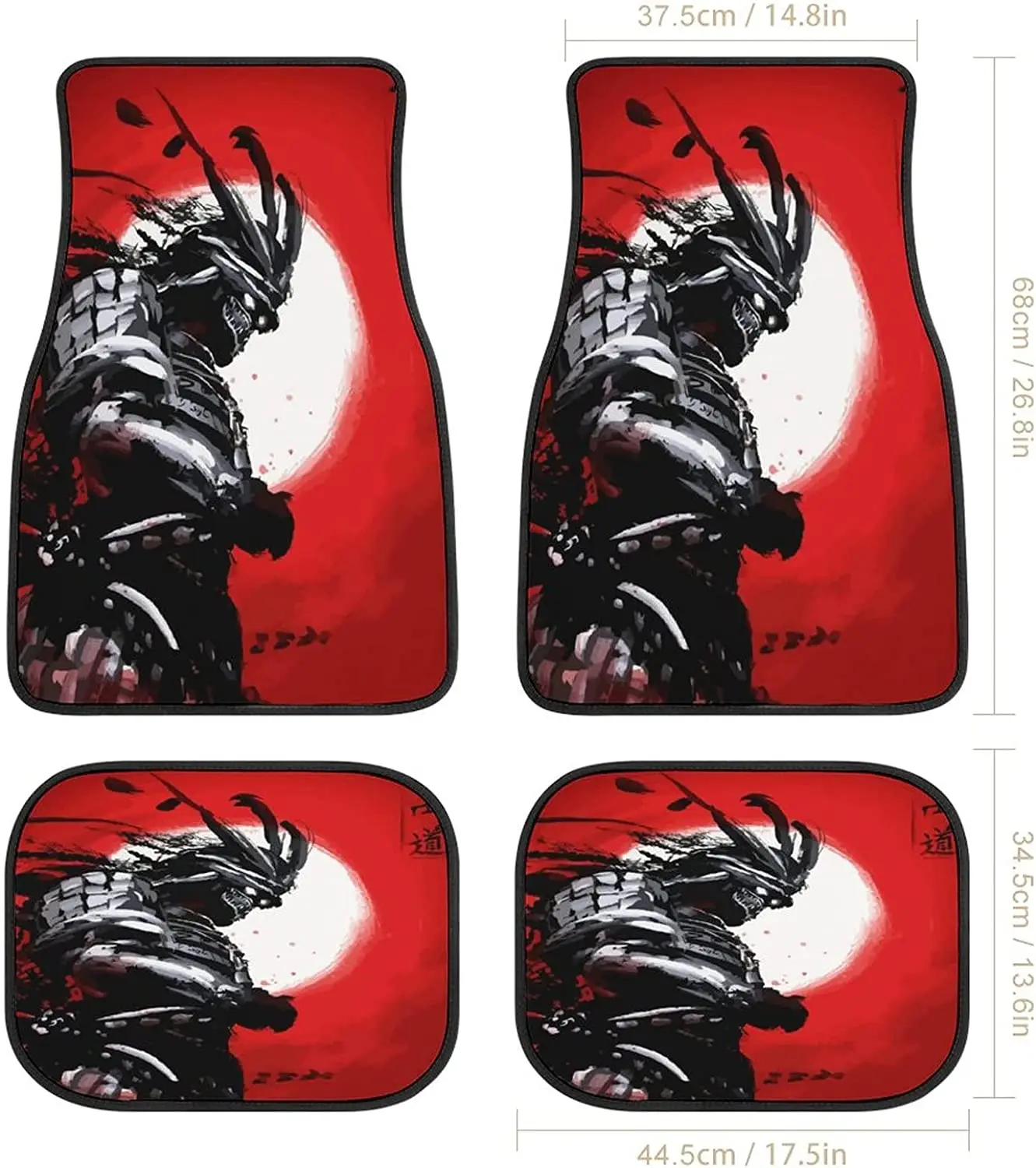 Japan Samurai in Moon Back Aut – Interior Design Japan Bewertung und Preis