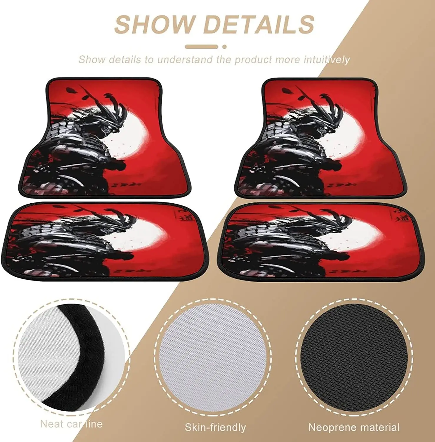 Japan Samurai in Moon Back Aut – Interior Design Japan Bewertung und Preis