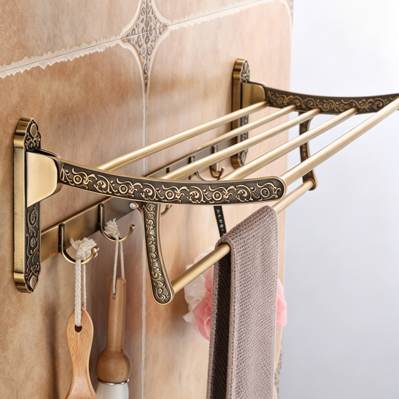 Faltbarer Handtuchhalter aus a – Antique Brass Hook Bewertung und Preis