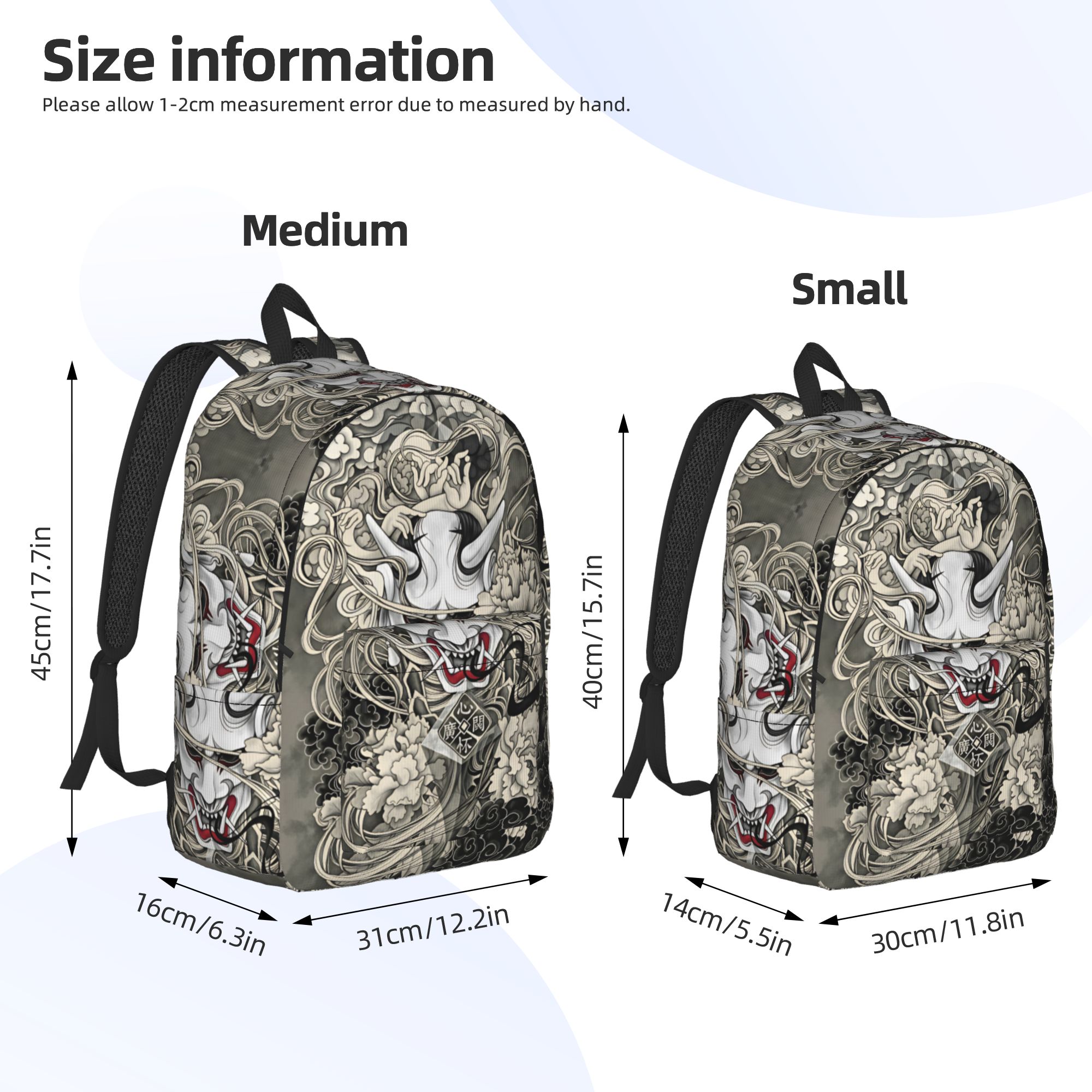 Japanischer Rucksack mit Dämon – Interior Design University Bewertung und Preis