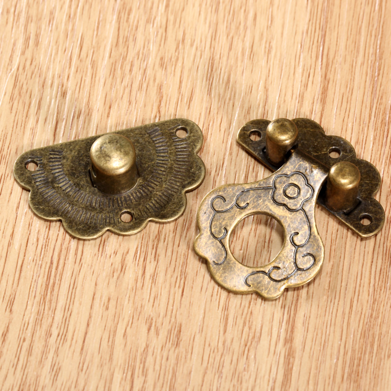 Antik-Bronze-Hasps-Schloss, de – Antique Brass Hook Bewertung und Preis