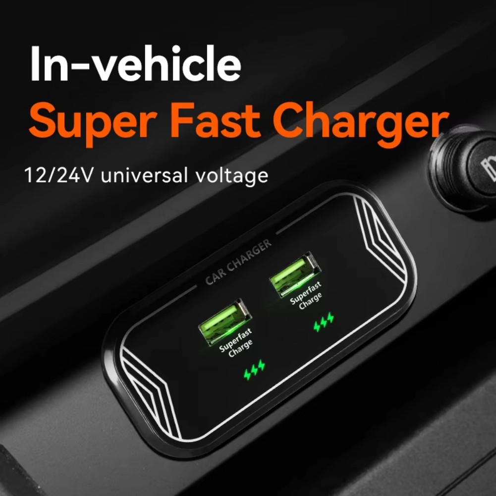 Schwarzes 45W-Autoladegerät fü – Interior Design Output Bewertung und Preis